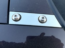 MAZDA MX5 MK3 Z-SPORT CHROME DECK TRIMS PAIR BUSTING FOR SPARES PARTS SALVAGE