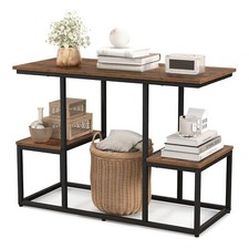 COSTWAY Rustic TV Console