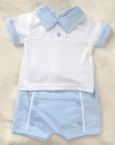 Baby boys set blue white - boys,
