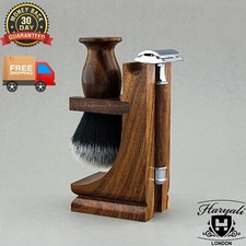 Men Shaving Brush Set Wooden