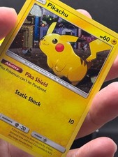 Pikachu SM157 Sun & Moon Ultra Rare Holo Promo Pokemon Card ?HD SWIRL?