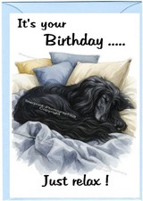 Afghan Hound Dog (4"x 6")
