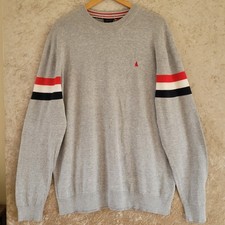 Musto Grey Marl Jumper Pullover 100% Cotton Mens Size 2XL 46" Chest 