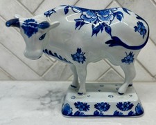 Royal Delft Blue and White Cow