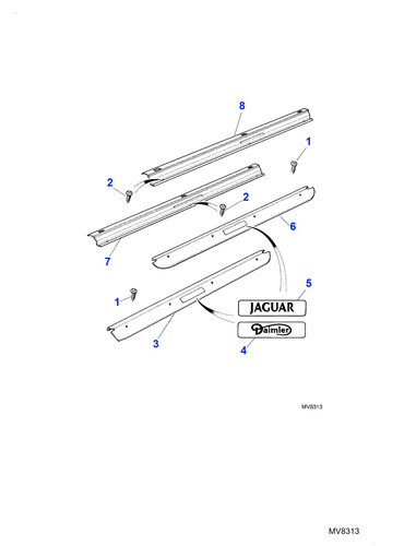 Jaguar genuine treadplate - genuine,