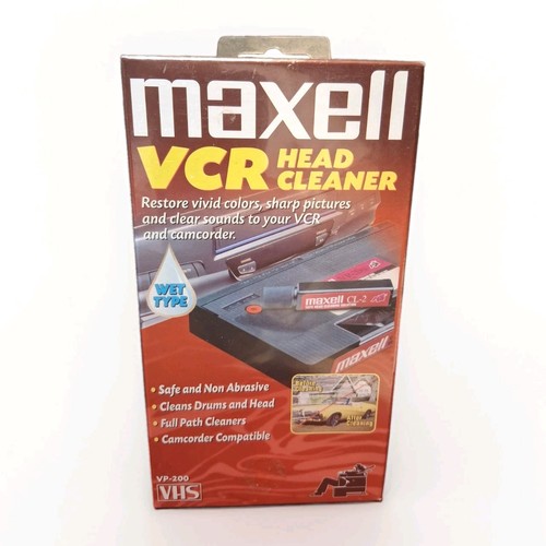 Maxell vcr video head - video, cleaner
