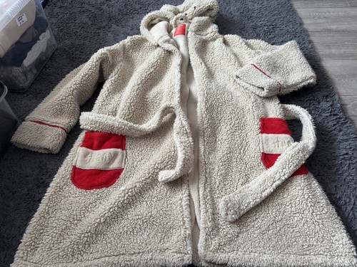 Cream red fleece winnie the - cream, /