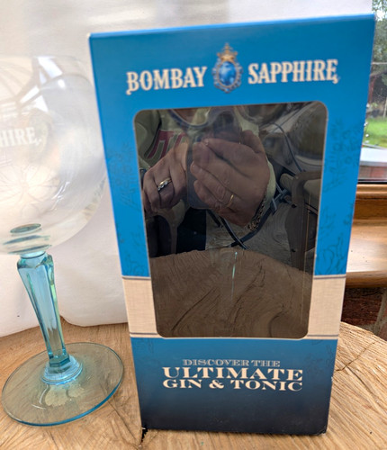 Bombay sapphire glass blue - bombay,