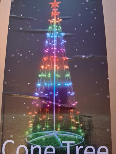 7ft outdoor lighted tree with - 7ft,