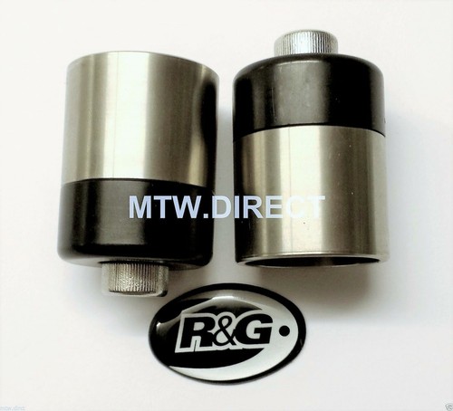 Motorcycle bar end sliders - r&g,
