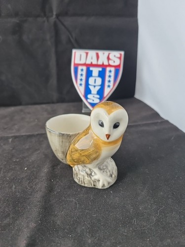 Quail ceramics barn owl egg - owl,