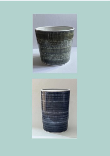 Rye pottery vase circa - rye,