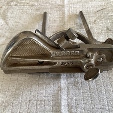 Carpenters Vintage Record No.043 Small Plough Plane With 1 Cutter.