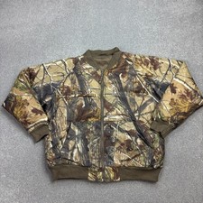 RealTree Jacket Womens Large Brown Workwear Camo Hunting Coat Insulated Lady*