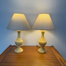 Pair vintage italian carved - of,