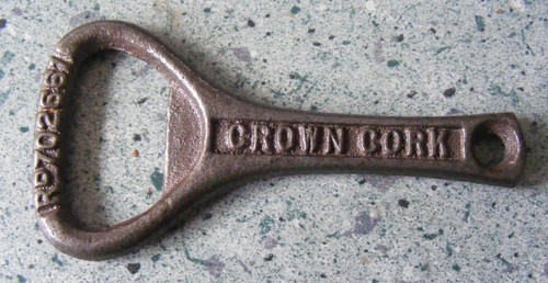 Vintage cast metal - cast, cork
