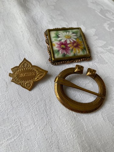 Vintage brooches limoges - 3,