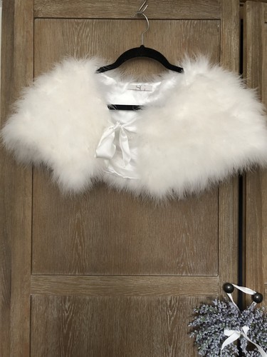 Feather bolero cape shrug - feather,