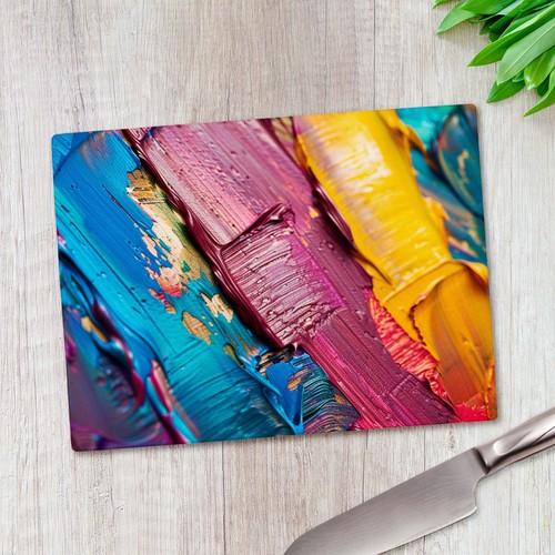 Paint brush strokes glass - paint,