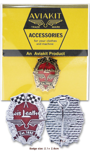 Lewis leathers leaves - leathers, badge