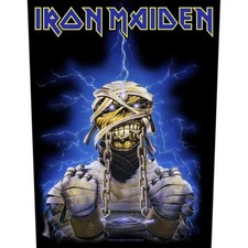 IRON MAIDEN BACK PATCH: POWERSLAVE EDDIE : album cover Official Licenced Merch