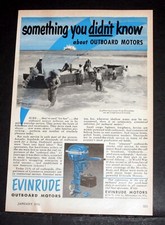 1952 OLD MAGAZINE PRINT AD