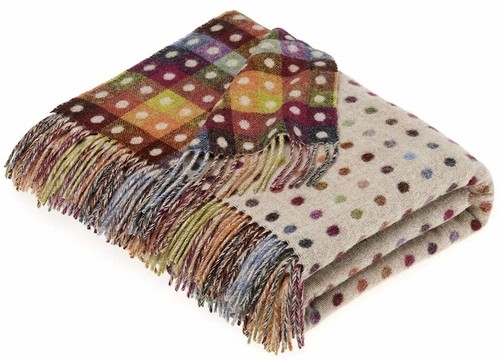 Bronte multi spot beige - spot, throw