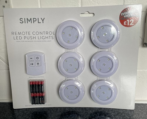 Simply led push light pack - light,