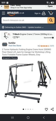 Workshop engine crane - engine, crane.