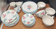 Johnson Brothers Farmhouse Kitchen Meadow Daisy Tea & Coffee Set - 19 Pieces