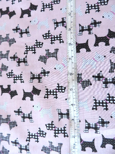 Polycotton sewing material