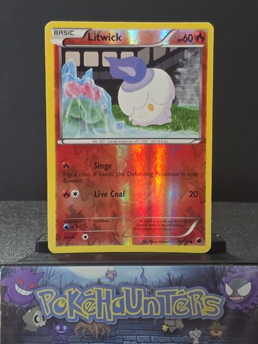 Pokemon card litwick - card, 14/116
