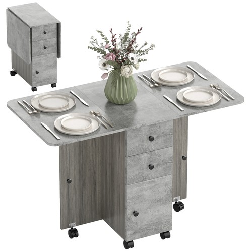 Homcom folding dining - homcom, table