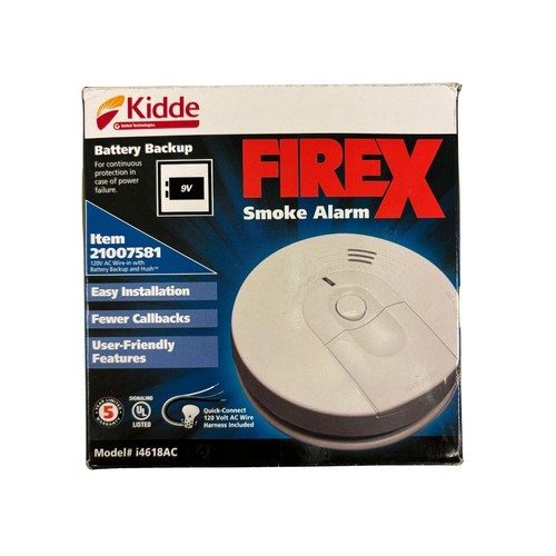 Firex kidde i4618ac - i4618ac, hardwired