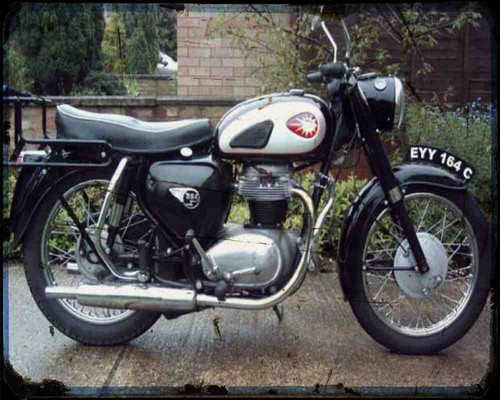 Bsa a65 star photo - a4, print