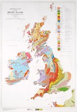 Geological Map Of British Islands Flat by Unknown Author | Sheet Map | 2002