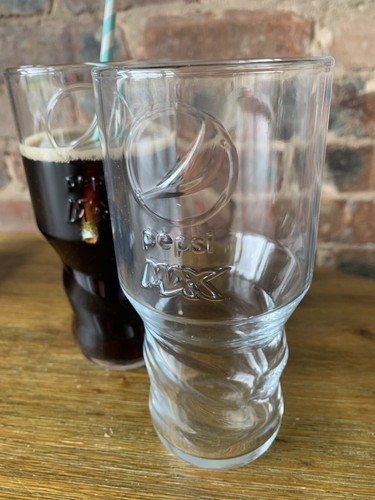 Pepsi max drinking glass - pepsi,