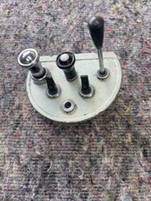 V. Rare Classic Mini Wipac Switch Panel (1960's Mk1 850cc Cooper S Cafe Racer)