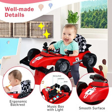 4-in-1 Baby Walker Racing Car