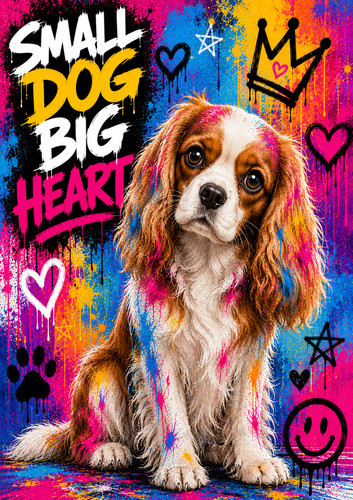 Cavalier king charles spaniel - king,