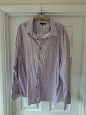 Jeff Banks Retro Floral Print Shirt Size XXL Used Good Condition 100% Cotton