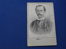 Vintage EDWARDIAN PRINTED POSTCARD OF J M BARRIE AUTHOR OF PETER PAN