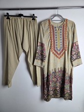 2 Piece Casual Winter Printed Casual Salwar Kameez Size 14/ Large