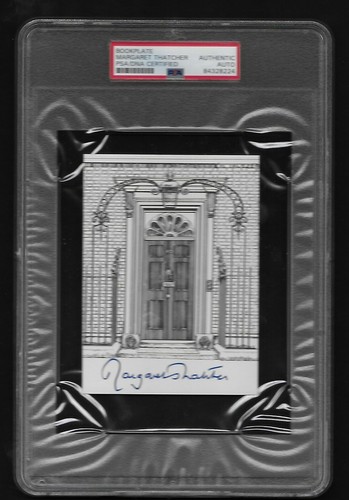 Signed margaret thatcher - signed,