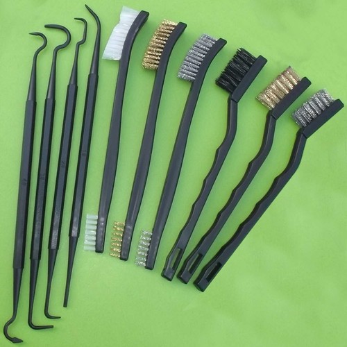 Ten gun cleaning brushes - cleaning,