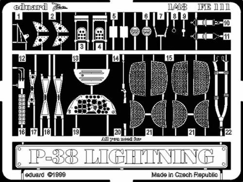 Eduard fe111 etched aircraft - eduard,