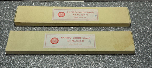 Vintage rotring rapido guide - rotring,