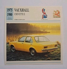 Vauxhall Chevette E -