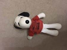 Vintage Snoopy Peanuts Linen Soft Toy 13” Late 60s 70s