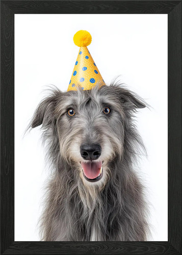 Scottish deerhound dog with - deerhound,